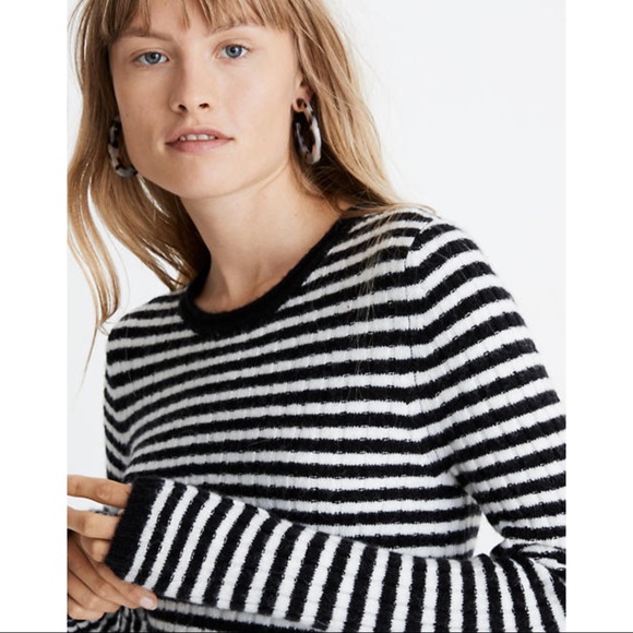 NEW Madewell Colette Sweater in Leamore Stripe - Picture 2 of 8